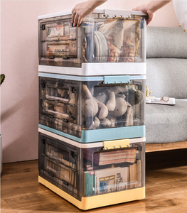 Boîte de rangement pliable en plastique, pour le Camping, la pratique et populaire - Product Image 4