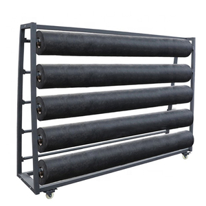 Custom Double Sides Rolls Fabric/ Textile Display Rack For Cloth Art Market