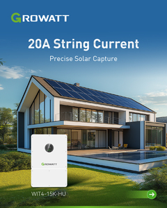 Convertisseur solaire hybride Growatt EU Standard WIT 15K-HU 3 phases 2 MPPT 15 kW 48 V pour stockage d'énergie - Product Image 3