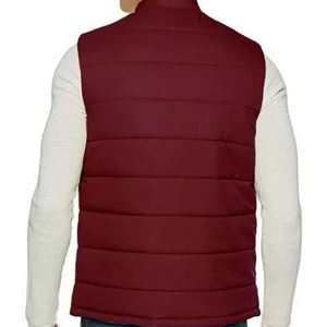 Dernière tendance de la mode, veste matelassée pour homme sur mesure, avec col montant et logo sur le devant, style streetwear, vêtements d'extérieur - Product Image 2