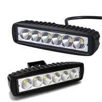 Projecteur marin LED étanche IP68 EURS 6LED 18W, éclairage de travail, accessoires neufs pour ampoules de voiture
