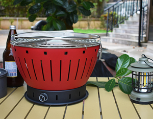 เตาบาร์บีคิวถ่านแบบพกพาขนาดเล็ก เตาปิ้งย่างแบบตั้งโต๊ะสไตล์เกาหลี สำหรับงานปาร์ตี้ที่บ้านและการทำอาหารกลางแจ้งในสวนหลังบ้าน - Product Image 5