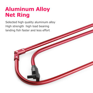 Red de Pesca Triangular Plegable de Aleación de Aluminio, 40cm/60cm de Profundidad, Red de Aterrizaje Portátil con Mango, Red de Pesca Plegable - Product Image 5