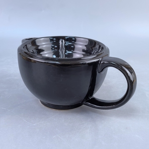 Mug et bol à savon en céramique <span class=keywords><strong>style</strong></span> dessin animé chic avec poignée en corde et bol à crème à <span class=keywords><strong>moustache</strong></span> pour cadeaux - Product Image 2