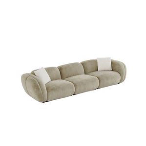 <span class=keywords><strong>Evergo</strong></span> Furniture Ensemble de canapés américains de luxe vintage en velours pour salon, bureau, hôtel, supermarché, hôpital ou appartement - Product Image 3