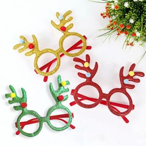 Nouvelles lunettes de Noël au design mignon, décorations de fête de Noël, lunettes décoratives créatives pour fête, cadeau - Product Image 5