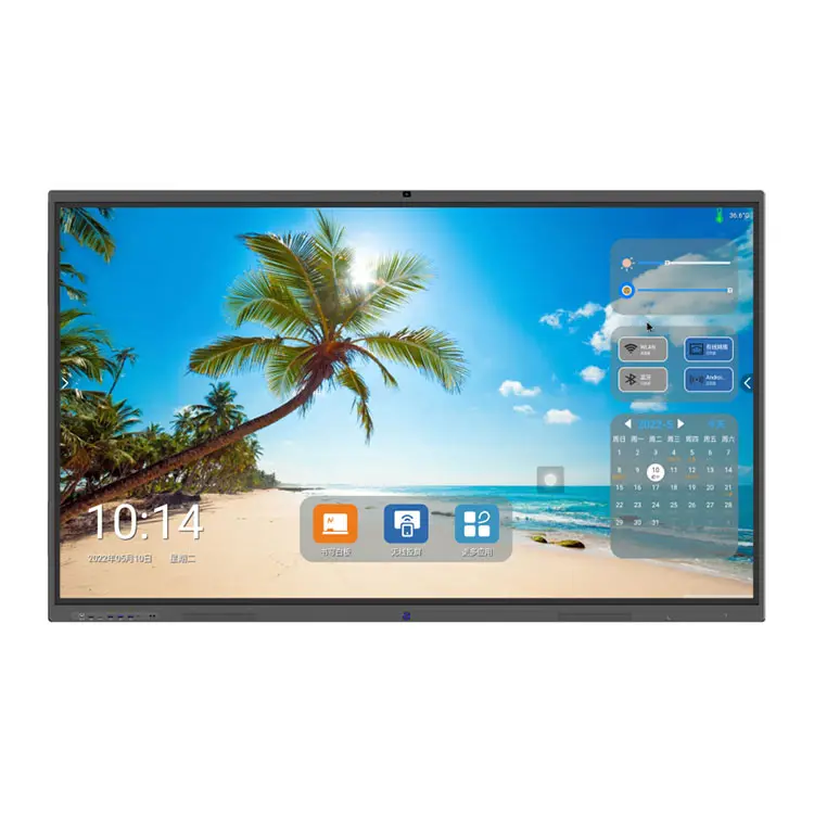 65" 75" 86"98''100'' Inch 4k Ultra Hd Touch Interactive Whiteboard Touch Panel Education Equipment