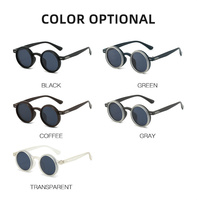 Nouvelles lunettes de soleil polarisées rondes à petit rivet TR90, avec lentille rotative intelligente, réglage de la luminosité, gradation, anti-éblouissement, mise à niveau