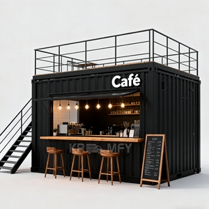 ออกแบบร้านกาแฟร่วมสมัย KR TRAILER รถพ่วงคอนเทนเนอร์เคลื่อนที่สำหรับขายอาหาร ครัวเคลื่อนที่ แข็งแรง ทนทาน เหล็กหนา 3 มม. พื้นที่กว้างขวาง - Product Image 3