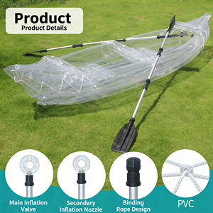 <span class=keywords><strong>Bateau</strong></span> gonflable, kayak de pêche pliable, <span class=keywords><strong>bateau</strong></span> en caoutchouc épais et robuste, canoë gonflable, <span class=keywords><strong>bateau</strong></span> <span class=keywords><strong>transparent</strong></span> - Product Image 3