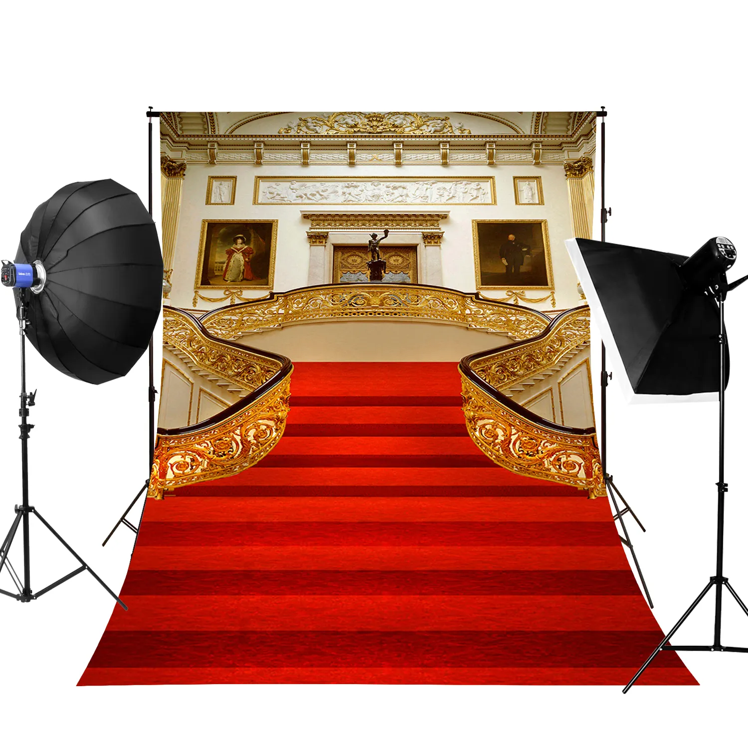 Roter Teppich Fotografie Beleuchtung Hintergrund Bühnen hintergründe für Fotostudio