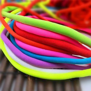 Cordon rond en jacquard enduit 100 % nylon coloré, en stock, pour sacs, chaussures, vêtements et textiles de maison – Approvisionnement direct - Product Image 1