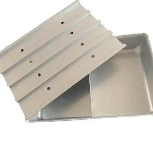 10 KG welding aluminum freezing Tray for frozen shrimp blocks with handles