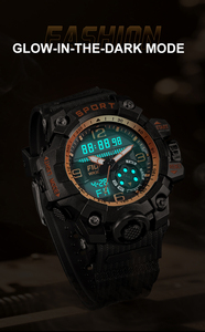 Relojes Digitales LED Multifunción Estilo Deportivo para Hombre, Reloj de Pulsera Digital Luminoso a Prueba de Agua - Product Image 3