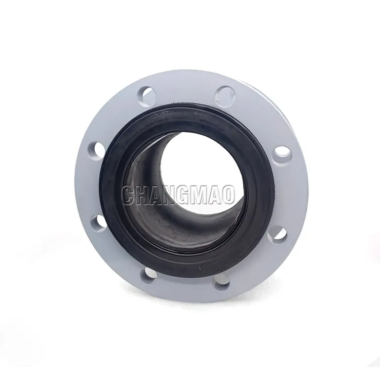 Din Pn16 Dn200 Dn300 Wide Arch Carbon Steel Galvanized Flanged End Epdm Flexible Exhaust Rubber Expansion Joint