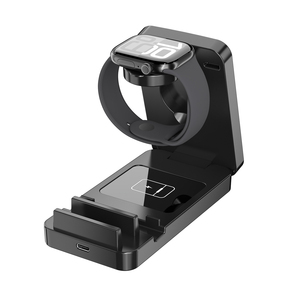 <span class=keywords><strong>Chargeur</strong></span> sans fil magnétique universel 5 en 1 pour <span class=keywords><strong>iPhone</strong></span>, montre intelligente et écouteurs - Charge rapide 15W, design <span class=keywords><strong>portable</strong></span> - Product Image 4