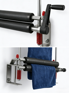 Escurridor de Toallas Manual Montado en la Pared, Escurridor de Mopa de Acero Inoxidable con Prensa Manual para Lavado de Autos, Uso Comercial y Doméstico - Product Image 4