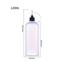Bouteille à presser 10ml 30ml flacon compte-gouttes à pointe d'aiguille bouteille en plastique de colle