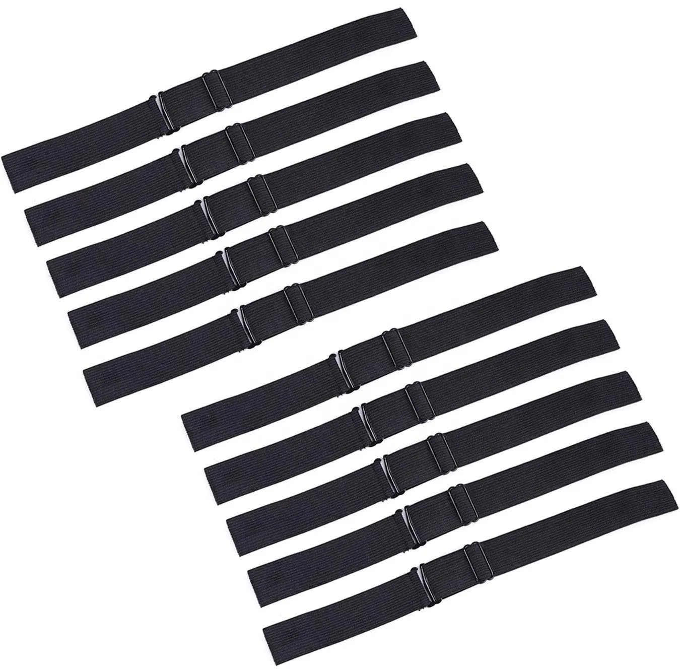 Agarre de Peluca de nailon ajustable de 2,5/3,0/3,5 cm de ancho, banda elástica negra para hacer pelucas de pelo, accesorios de herramientas de goma para coser encaje de red