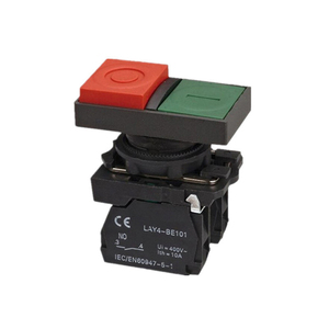 Interruptor de Botón Pulsador de Acero Inoxidable IP65 de 10A, Tamaño de 22mm con Configuración de Contacto 1NO 1NC para Control de Panel General - Product Image 3