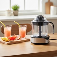 Presse-agrumes SHANGKAI 1,2 L 40 W avec patins anti-vibration, machine à jus de fruits frais à boire directement, presse-agrumes multifonction 100 %