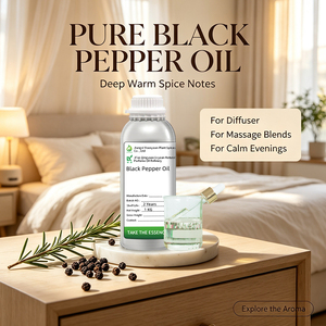 Aceite Esencial de <span class=keywords><strong>Pimienta</strong></span> Negra Natural Orgánica de Grado Alimenticio - Product Image 6