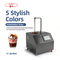 Distributeurs automatiques de chocolat LST Offre Spéciale 5,5 L Machine à tempérer la crème glacée au chocolat chaud pour l'industrie des bonbons de restaurant