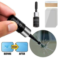 Herramienta de Reparación para Parabrisas Agrietados de Coche DIY, Fluido de Nano Reparación para Vidrio Automotriz Mejorado, Restaurador de Arañazos y Grietas en Parabrisas
