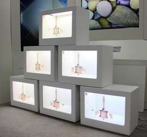 3D הולוגרמות טלוויזיה תצוגה תצוגה שקוף LCd 3D מסך שקוף מסך לשחק ציוד פרסום וידאו - Product Image 3