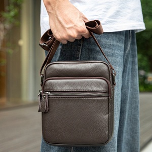 Sac de bureau pour <span class=keywords><strong>homme</strong></span> en cuir véritable, style mode, avec poignée supérieure, bandoulière et messager, pour usage quotidien B0061 - Product Image 5