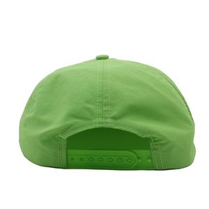 Gorra de campamento de nailon de secado rápido y transpirable al por mayor, gorra impermeable de 5 paneles sin estructura para correr con cierre a presión - Product Image 4
