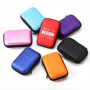 Étui personnalisé pour écouteurs et casques avec rangement pour cartes SD/TF et clé USB - Sac de voyage de protection personnalisé - Product Image 1