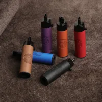 Embout de chicha E-Trip : Embout de chicha en cuir véritable et silicone, accessoire pour chicha, embout de chicha réutilisable