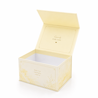 Boîte cadeau magnétique à rabat, carton rigide 2 mm, papier kraft, impression sérigraphique pour l'emballage de chocolats et de bonbons