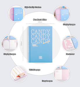 Grossiste Carnet de notes A5 à couverture rigide personnalisé avec impression de journal intime avec logo pour planificateur d'affaires commerciales personnalisé - Product Image 2