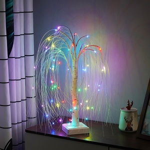 Luces LED de sauce pequeño de alta calidad, lámpara de decoración de fiesta, adorno de noche, luz nocturna, árbol brillante - Product Image 1