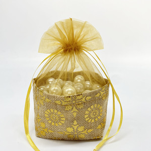 Sanas Linen <b>Draw</b> <b>String</b> Gift <b>Bag</b> Professional Designer Christmas Packaging Factory Direct Sale for Promotions - Product Image 3