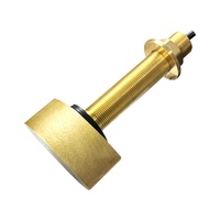 600W Bronze Fish Finder Transducteur 50 & 200KHz Thruhull Sonde de pêche pour bateaux Fournitures marines