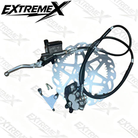 Kit d'étriers de frein hydrauliques renforcés CNC pour moto tout-terrain Sur-Ron Light Bee X Ultra Bee, pièces de mise à niveau de freinage anti-décoloration pour tout-terrain