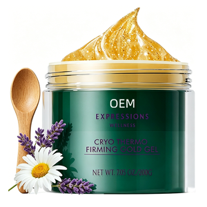 <span class=keywords><strong>Gel</strong></span> Termo-Rassodante all'Oro 24K con Etichetta Privata, Maschera <span class=keywords><strong>Gel</strong></span> Viso Rinfrescante e Riscaldante Anti-Età 200g - Product Image 1