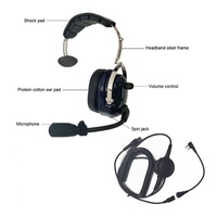 Écouteur filaire durable à un seul côté avec micro flexible, voix forte et claire, radio bidirectionnelle pour Motorola Gp900 HT1000 XTS3000