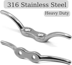 Nuevo Grampo de Anclaje Estilo Delta para Barco, Grampo de Muelle de 2 1/2, 4 y 6 Pulgadas, Grampo de Cuerda de Acero Inoxidable 316 de Grado Marino - Incluye Tornillos de Montaje - Product Image 3