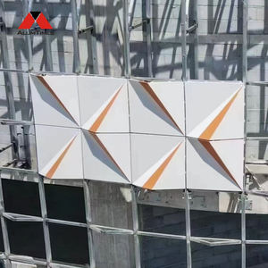 Panneau de fond en sequins 3D Alumtimes, panneau mural en aluminium 3D, revêtement décoratif mural, façade moderne imperméable - Product Image 3