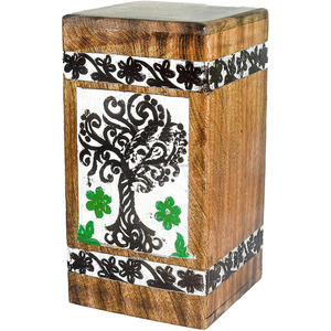 Urna de madera de nuevo diseño para cenizas de adultos, urna de cremación de madera para hombres y mujeres, urnas decorativas, urnas hechas a mano, urnas funerarias - Product Image 2