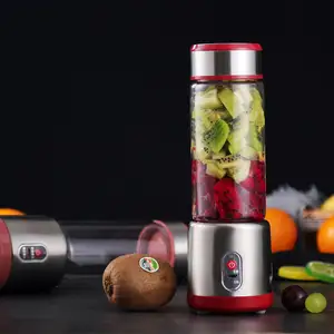 OEM juicer buah segar, dapat diisi ulang Usb botol jus portabel Mini Blender Mini Cepat elektrik