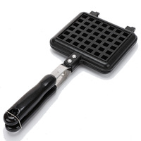 Moule à gaufres Double face S132, plaque de cuisson pour petit déjeuner, moule à gaufres, machine à sandwichs