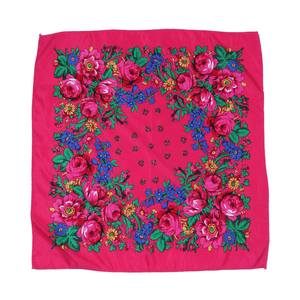 Boutique en ligne <span class=keywords><strong>EBay</strong></span> Best-seller <span class=keywords><strong>Foulard</strong></span> en coton imprimé ethnique Hiver Chaud 70cm carré Fleur Imprimé <span class=keywords><strong>Foulard</strong></span> - Product Image 3