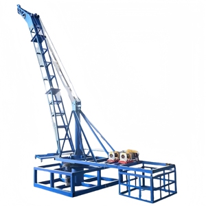 Grue à flèche électrique rotative à 360 degrés, capacité de levage de 400 kg à 1000 kg, hauteur de levage maximale de 10 m, pour utilisation en quai, grue à flèche de type tour avec certification CE - Product Image 1