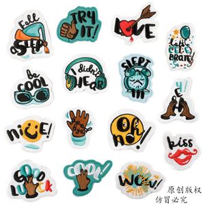 Patch brodé thermocollant avec mots anglais – Cool et élégant pour vêtements, chapeaux, décoration, cadeau - Product Image 2