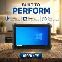 Tablet PC Industrial Resistente IP67, 6000 mAh, NFC, Huella Dactilar, Tablet Resistente con Windows 11, Impermeable, 4G, Computadora Resistente